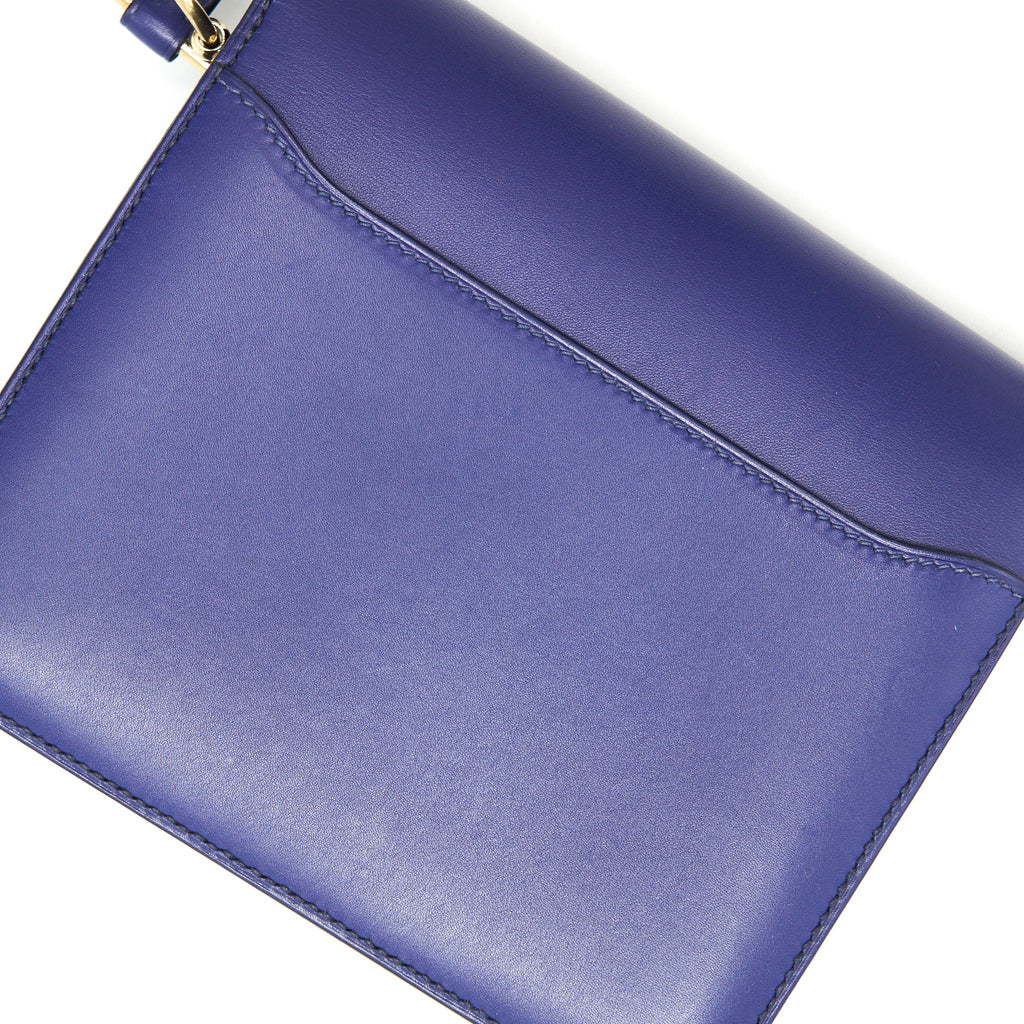 HERMES MINI ROULIS M3 BLUE ENCRE VEAU ALLEGRO