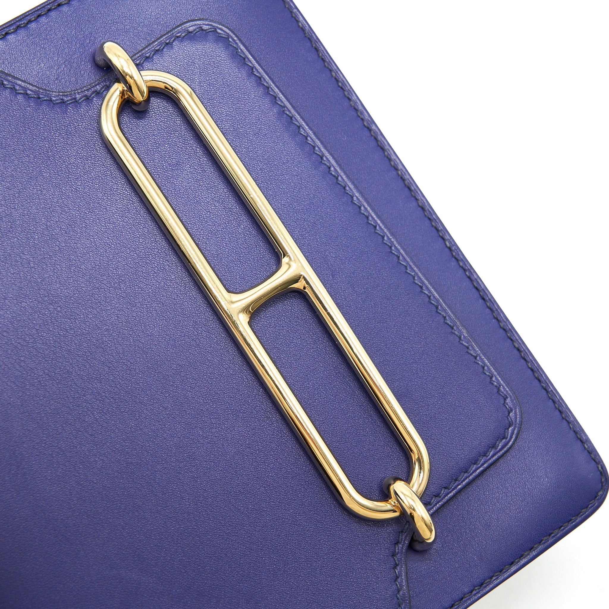 HERMES MINI ROULIS M3 BLUE ENCRE VEAU ALLEGRO