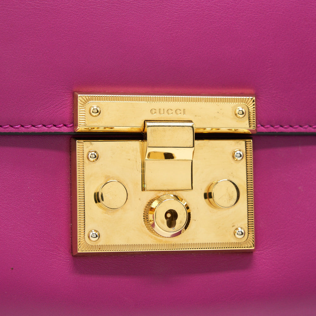 GUCCI SMALL PADLOCK PINK GHW