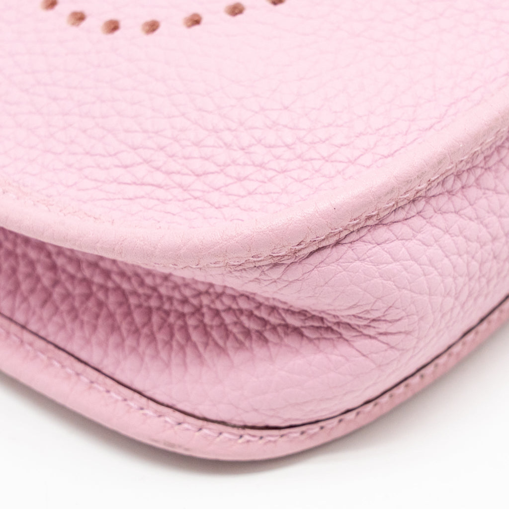 HERMES MINI EVELYNE CLEMENCE MAUVE SYLVESTRE SHW
