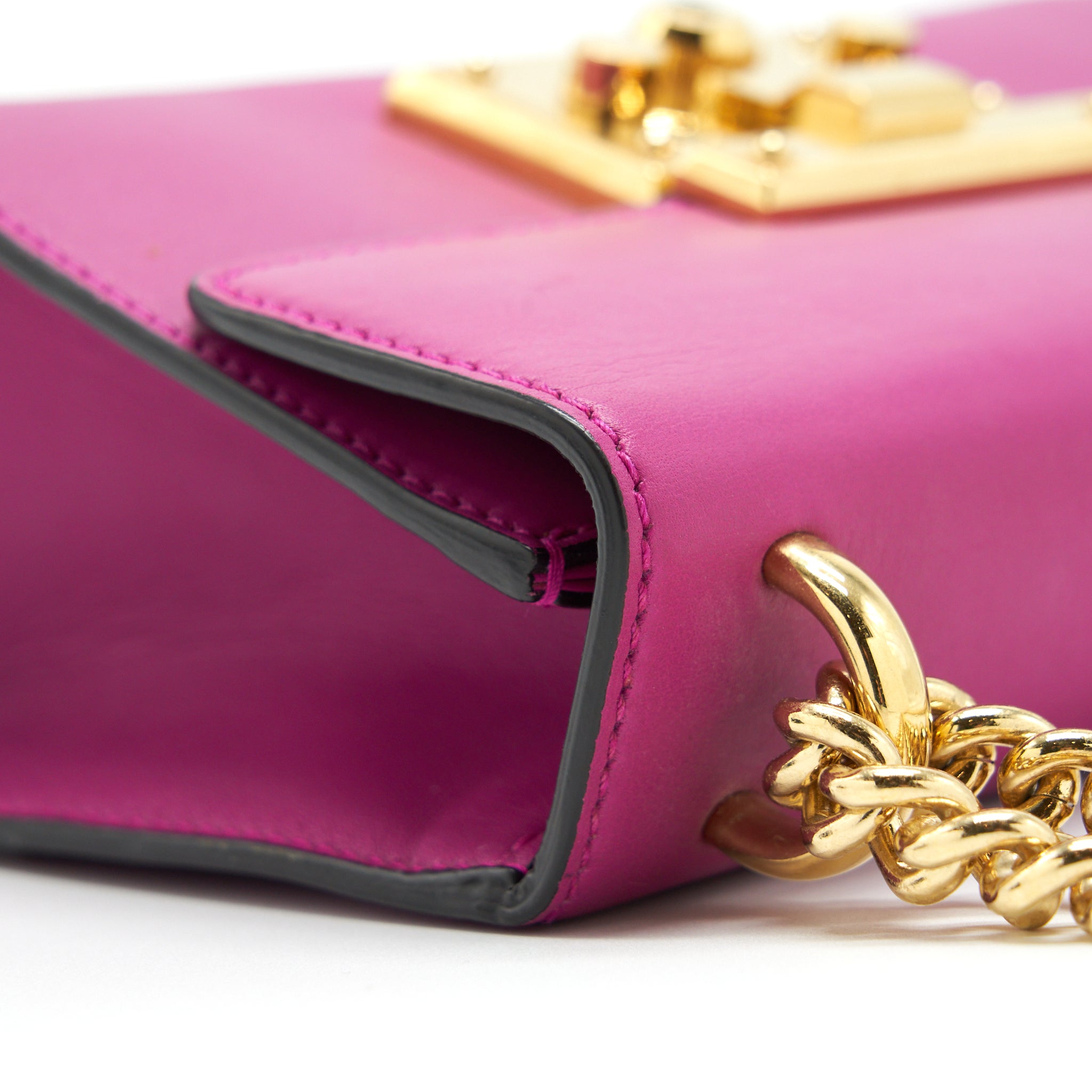 GUCCI SMALL PADLOCK PINK GHW