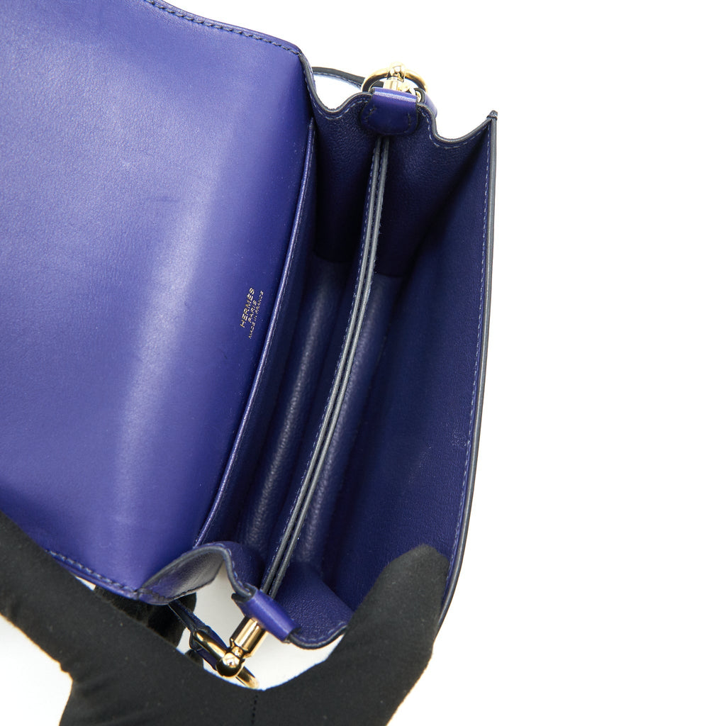 HERMES MINI ROULIS M3 BLUE ENCRE VEAU ALLEGRO