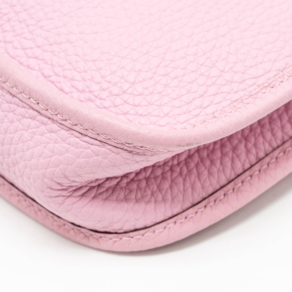 HERMES MINI EVELYNE CLEMENCE MAUVE SYLVESTRE SHW