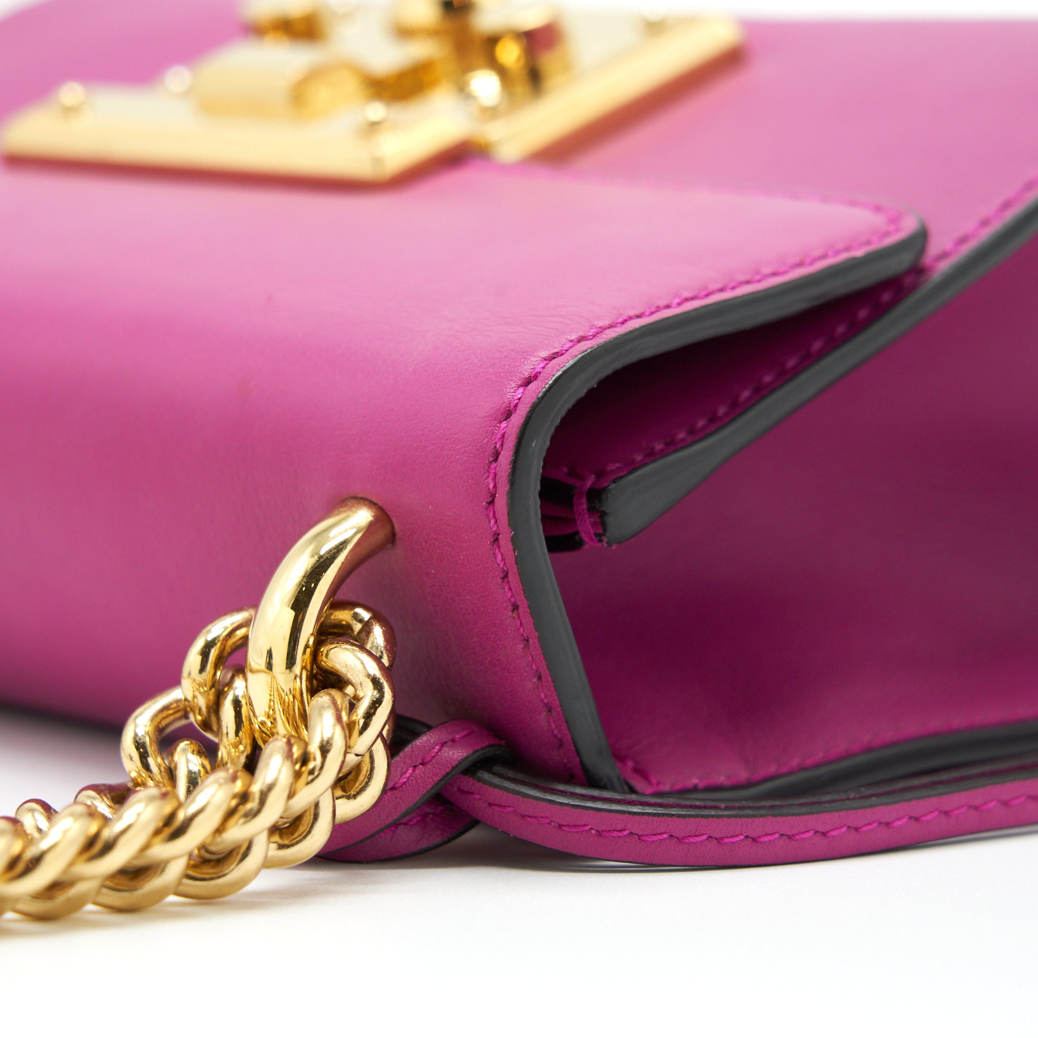 GUCCI SMALL PADLOCK PINK GHW