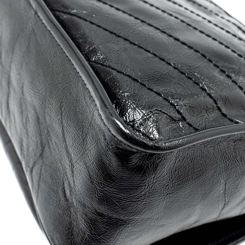 SAINT LAURENT/ YSL MEDIUM NIKI CALFSKIN BLACK SHW
