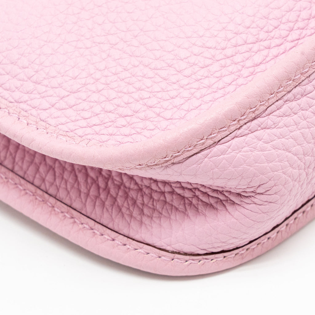 HERMES MINI EVELYNE CLEMENCE MAUVE SYLVESTRE SHW