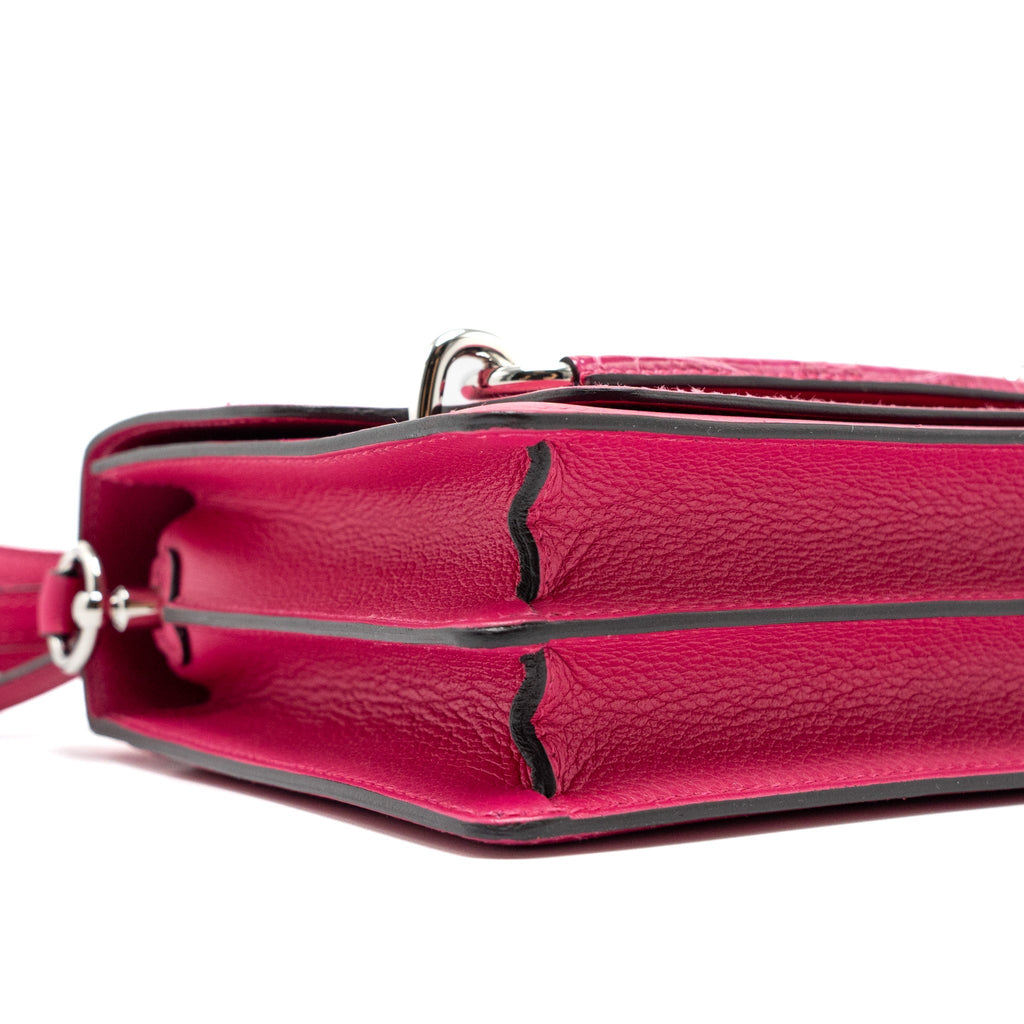 HERMES MINI ROULIS ALLIGATOR TOUCH EVERCOLOR ROSE MEXICO SHW