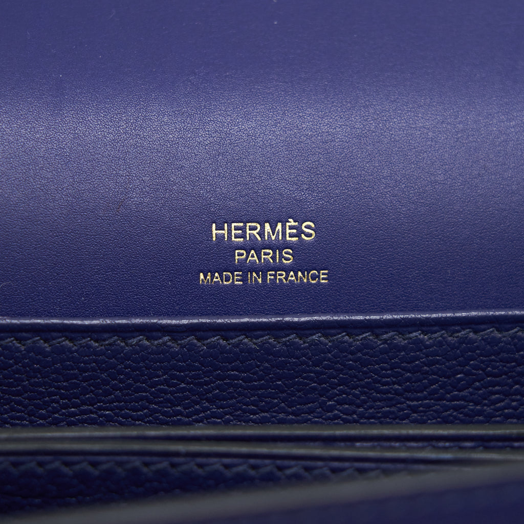 HERMES MINI ROULIS M3 BLUE ENCRE VEAU ALLEGRO
