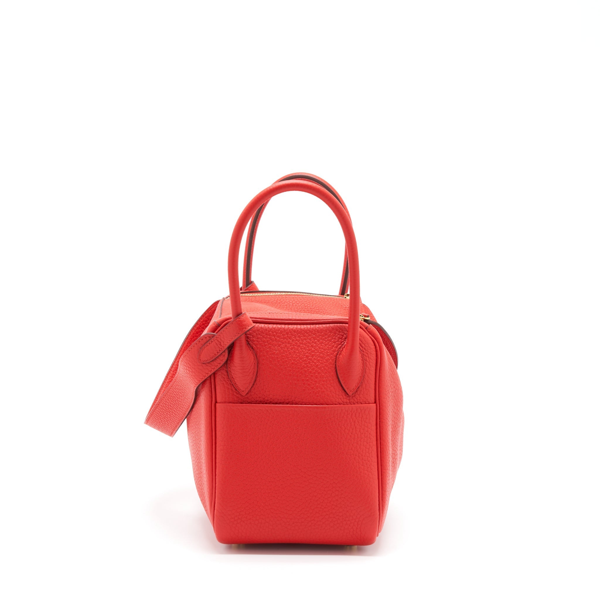 HERMES LINDY 26 CLEMENCE ROUGE DE COEUR GHW