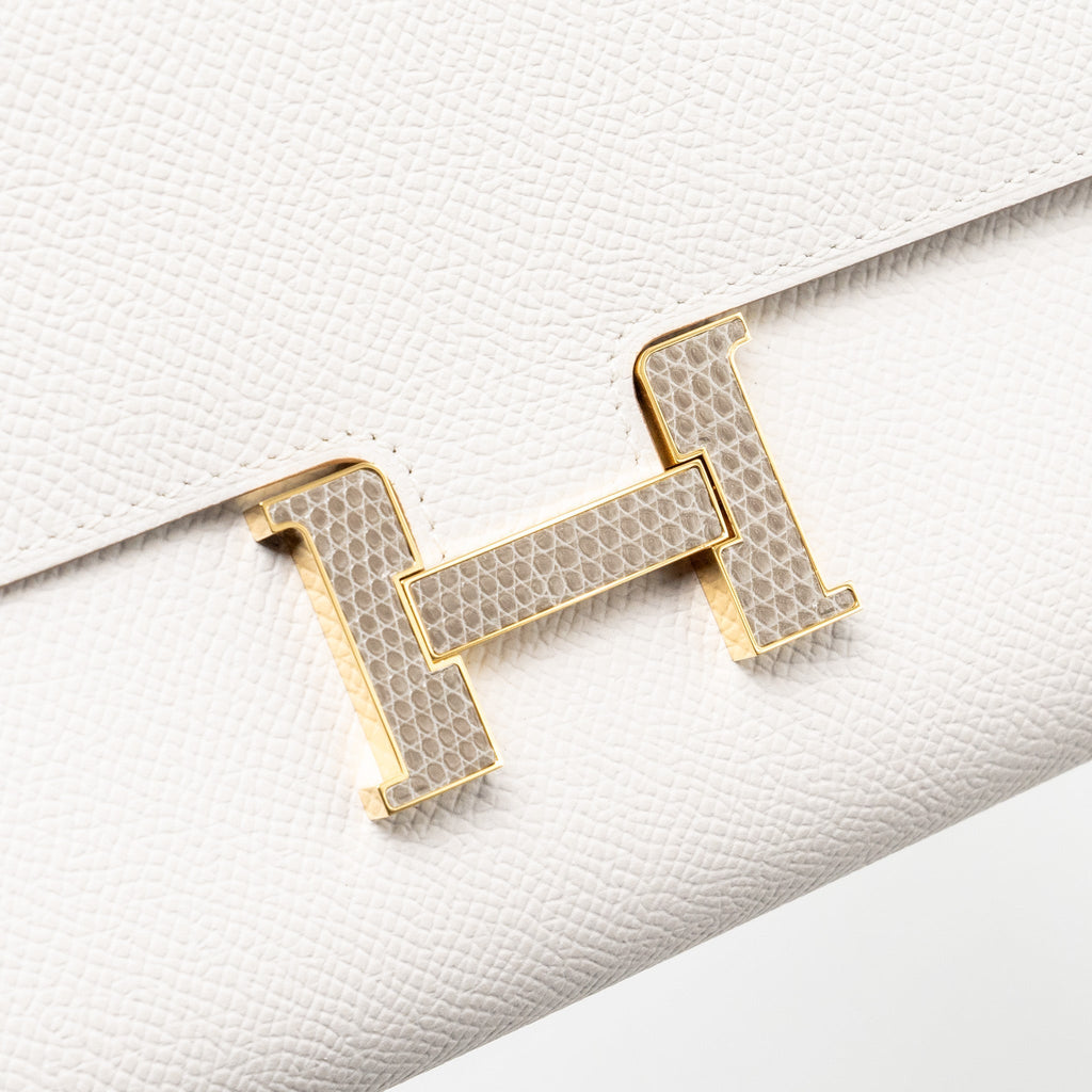 HERMES CONSTANCE TO GO EPSOM/LIZARD GRIS PALE/GRIS TOURTERELLE GHW