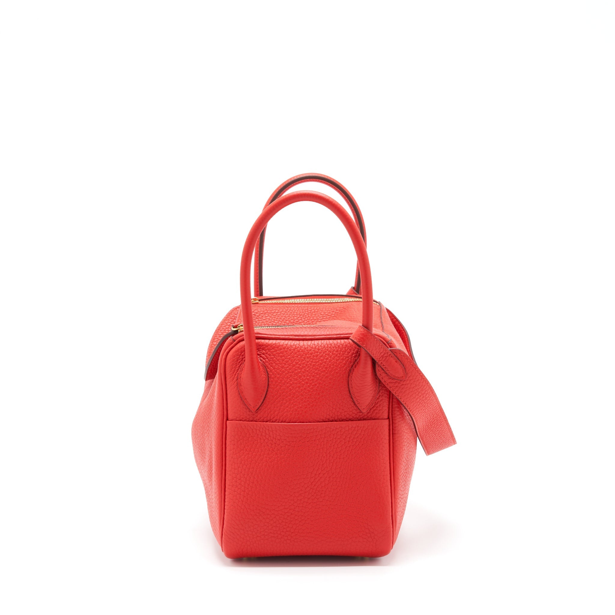 HERMES LINDY 26 CLEMENCE ROUGE DE COEUR GHW