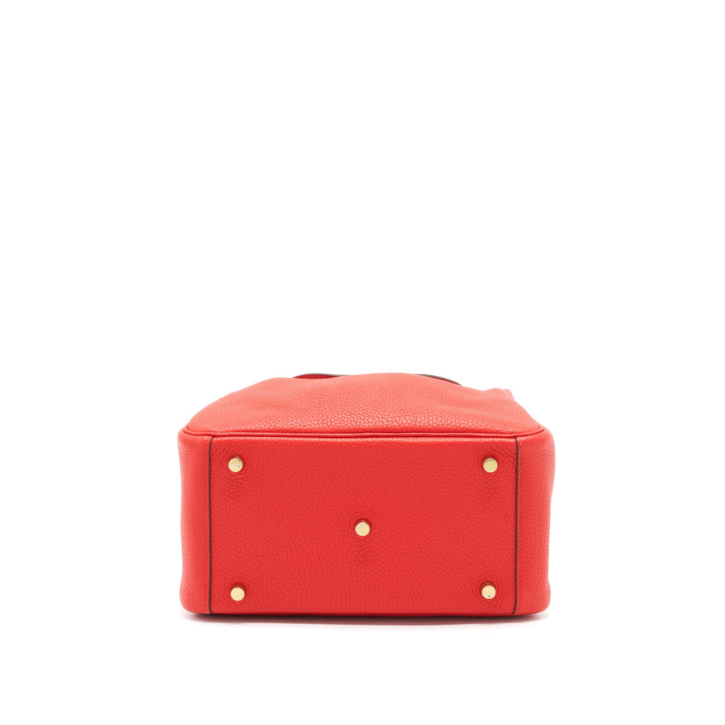 HERMES LINDY 26 CLEMENCE ROUGE DE COEUR GHW