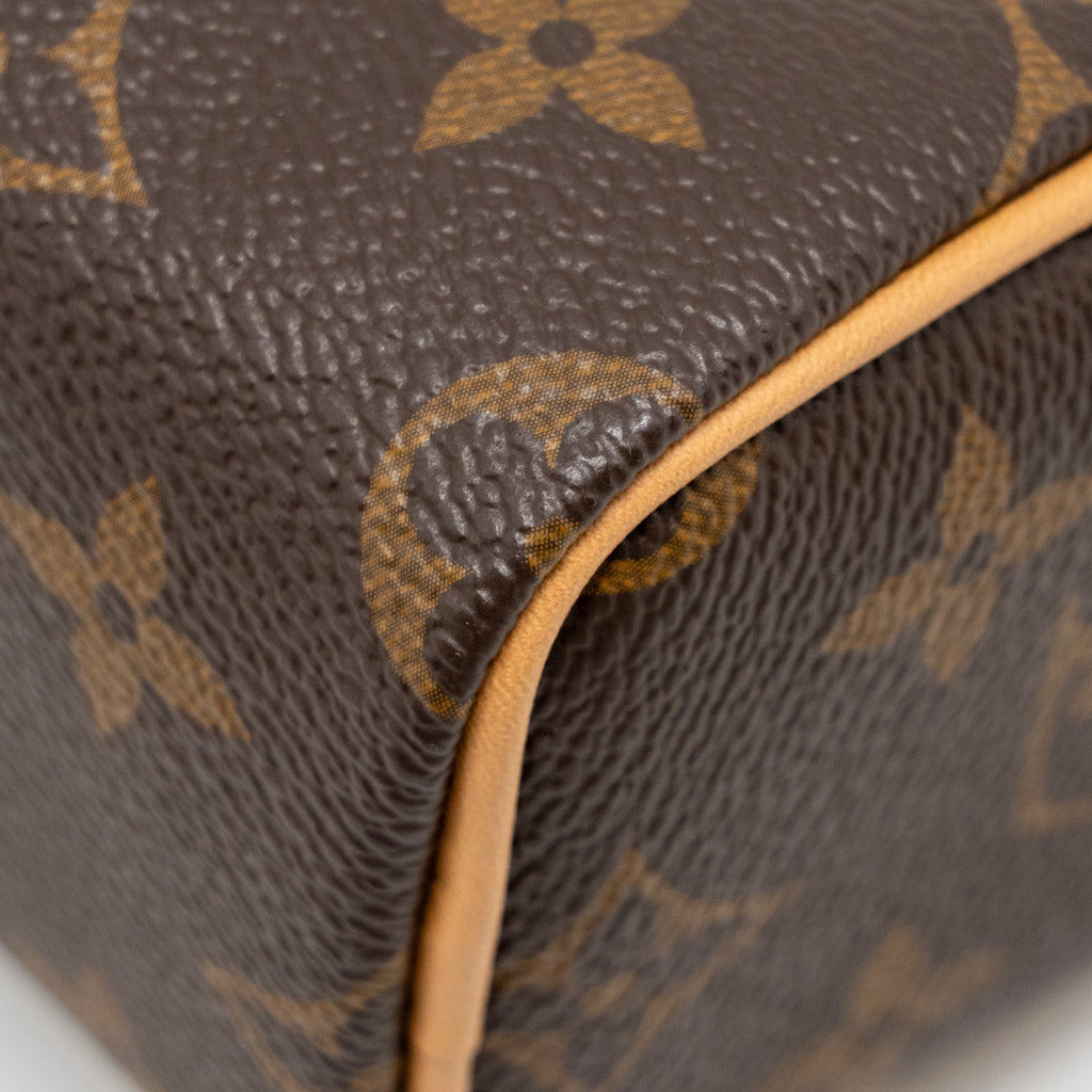 LOUIS VUITTON NANO SPEEDY MONOGRAM CANVAS GHW