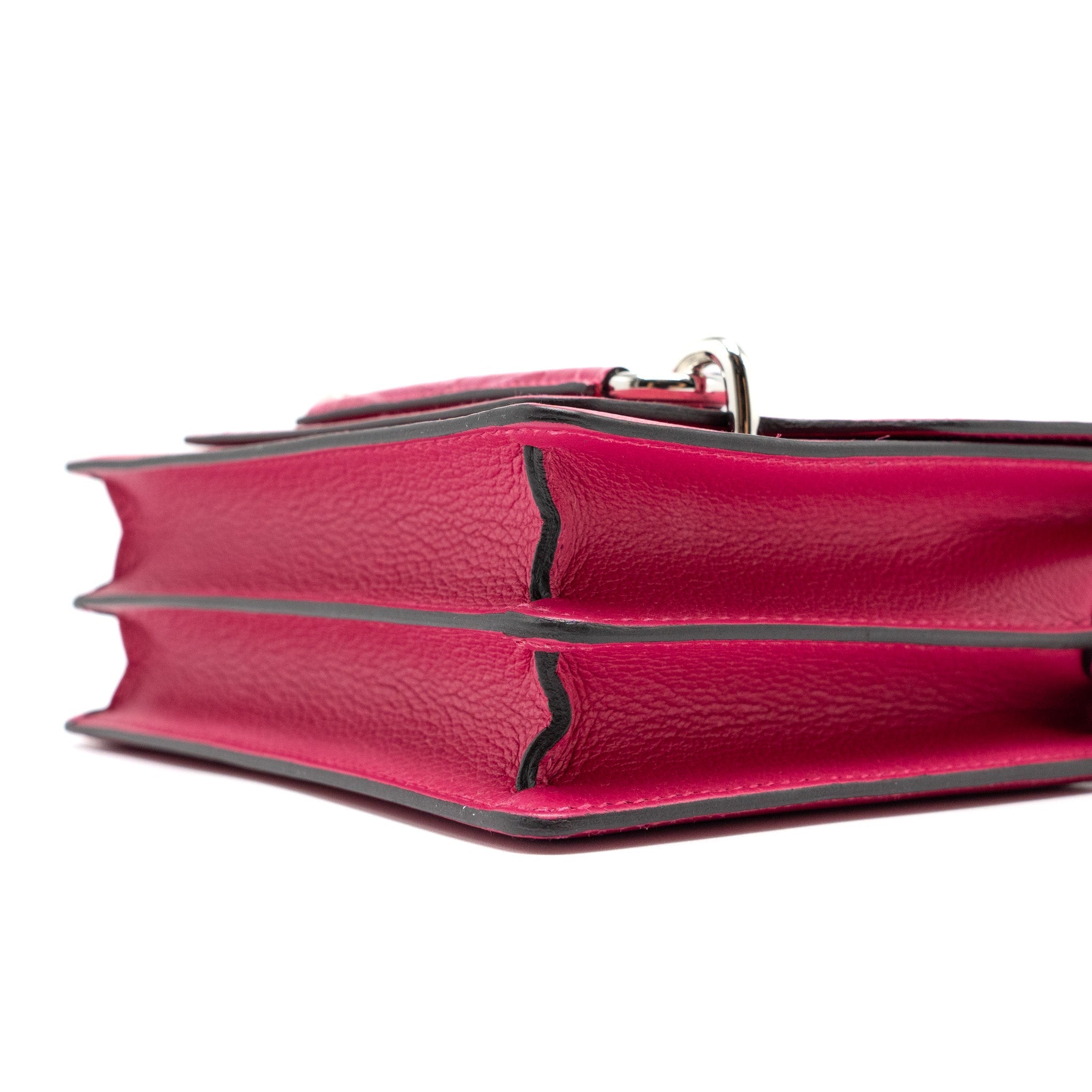 HERMES MINI ROULIS ALLIGATOR TOUCH EVERCOLOR ROSE MEXICO SHW
