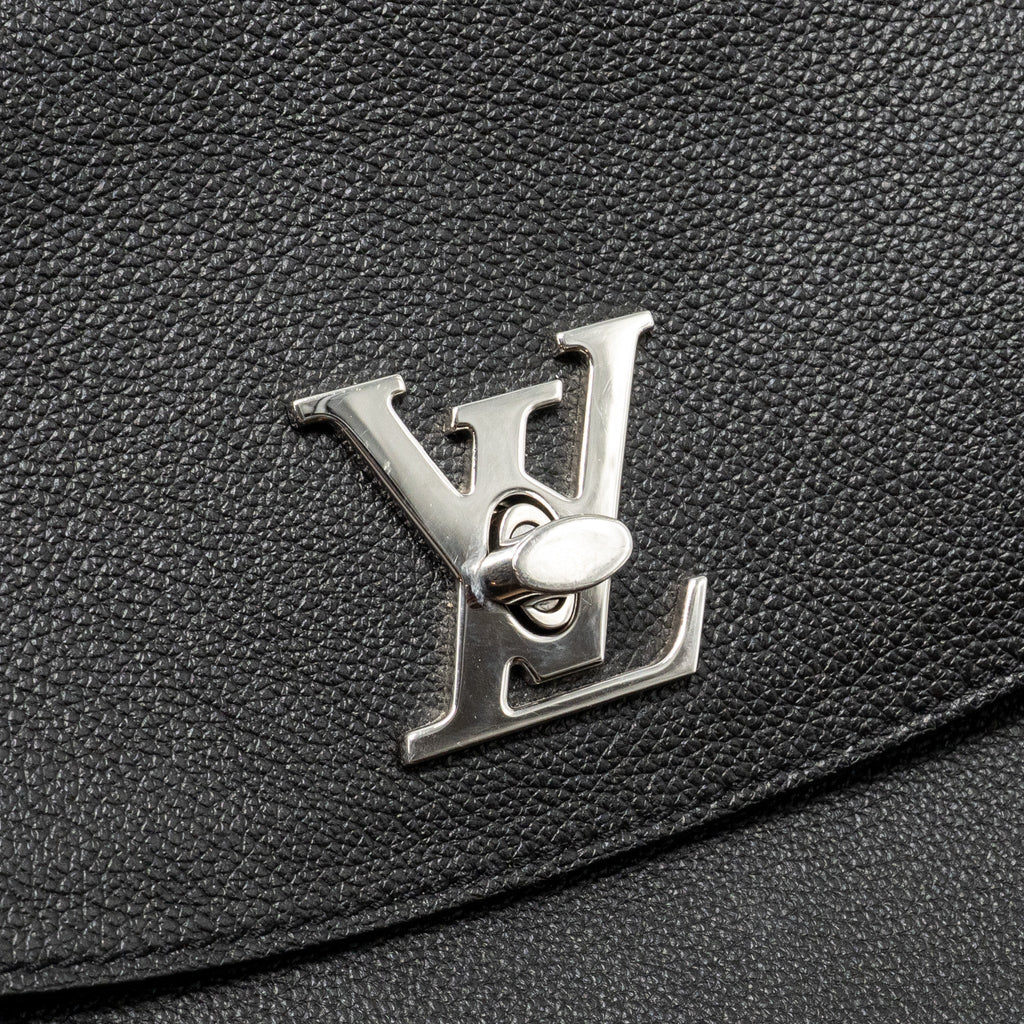 LOUIS VUITTON LOCKME EVER MM GRAINED CALFSKIN BLACK SHW