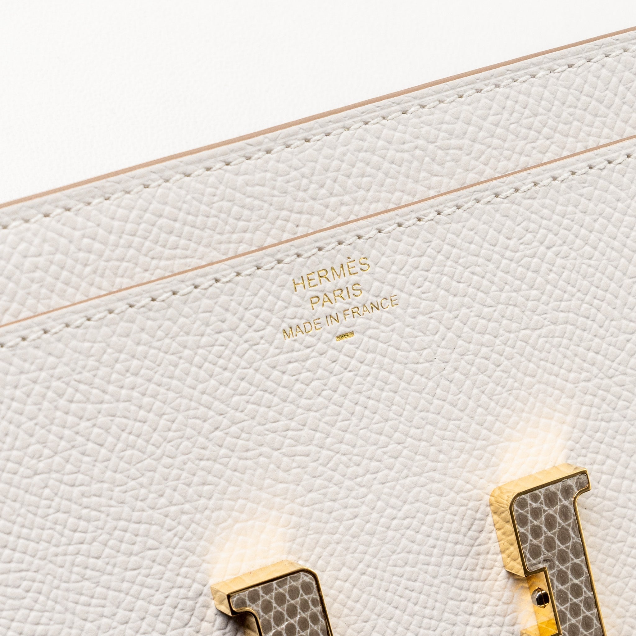 HERMES CONSTANCE TO GO EPSOM/LIZARD GRIS PALE/GRIS TOURTERELLE GHW