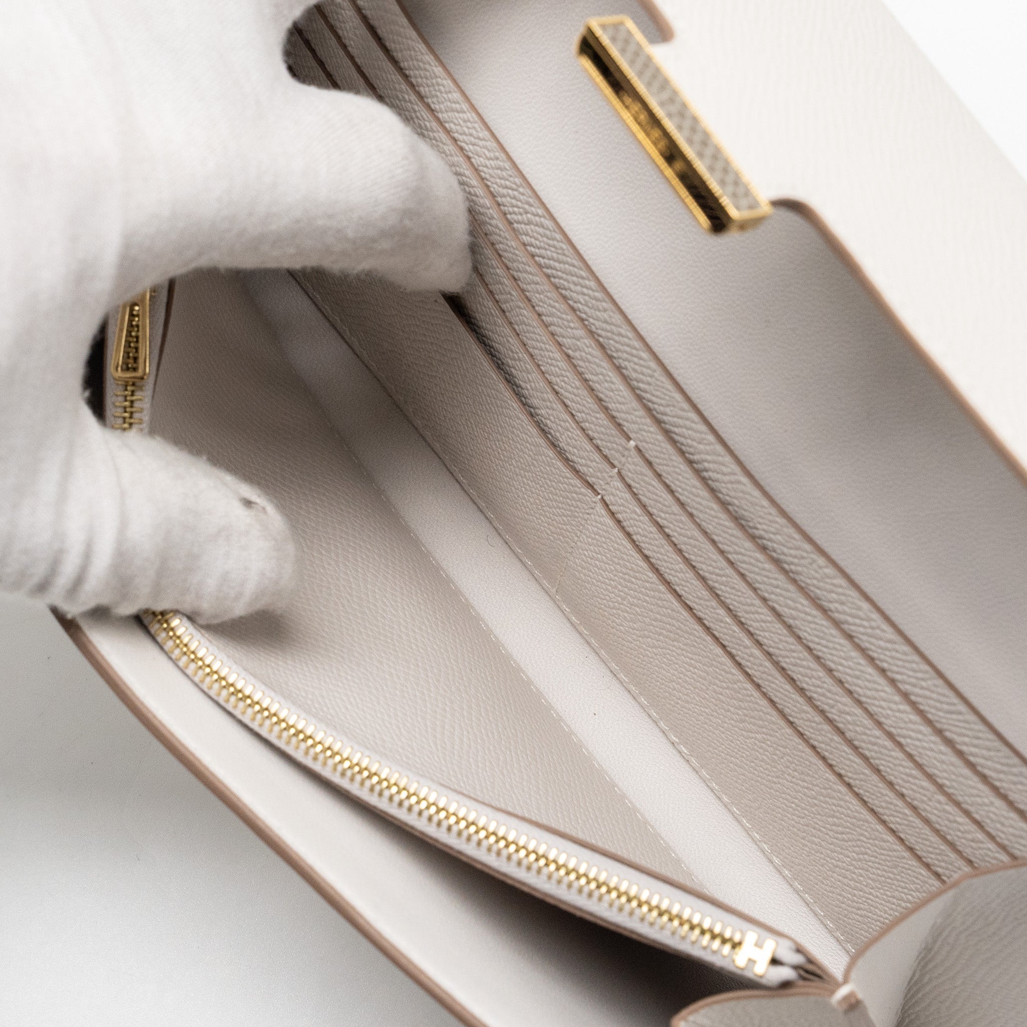 HERMES CONSTANCE TO GO EPSOM/LIZARD GRIS PALE/GRIS TOURTERELLE GHW