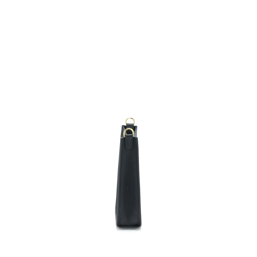 HERMES MINI EVELYN CLEMENCE BLACK GHW