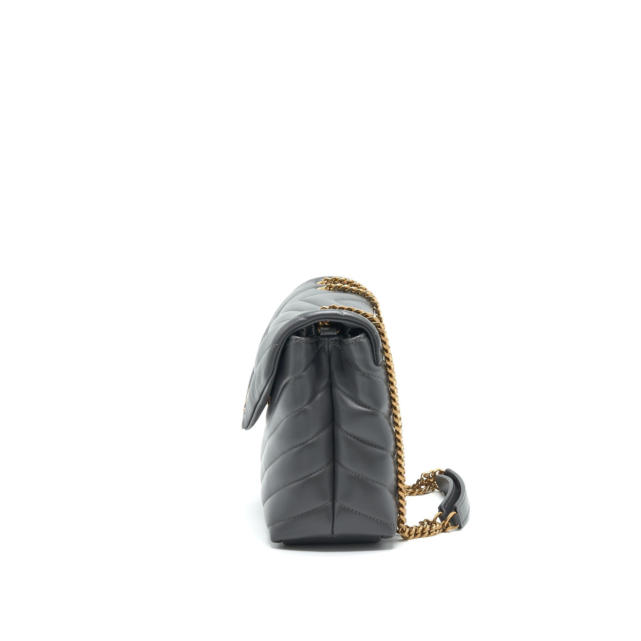 SAINT LAURENT SMALL LOU LOU BAG STORM COLOUR GHW