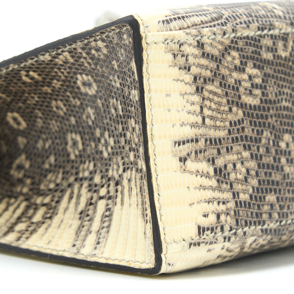 HERMES KELLY POCHETTE LIZARD 1B OMBRÉ SHW