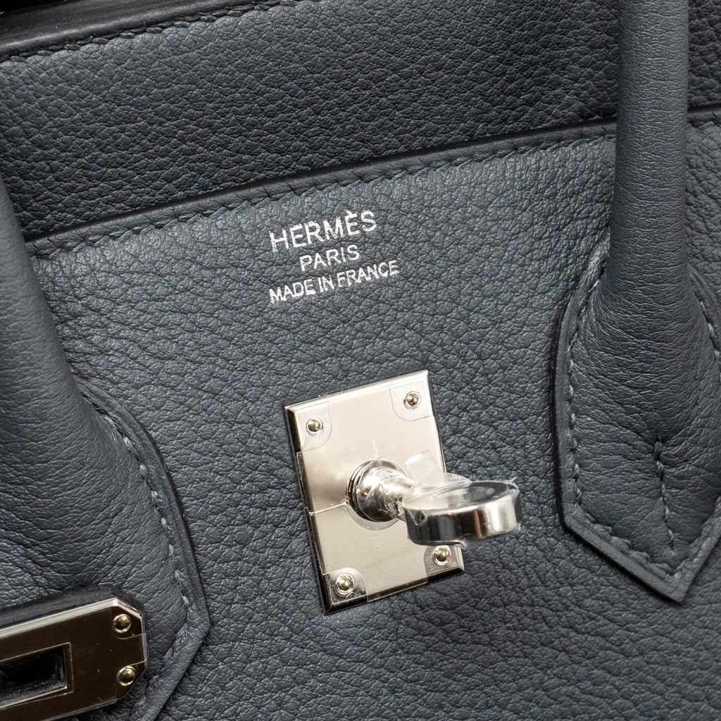 HERMES BIRKIN 25 TOGO GRIS MISTY SHW