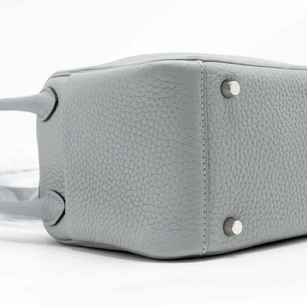 HERMES MINI LINDY II CLEMENCE GRIS PANTIN SHW