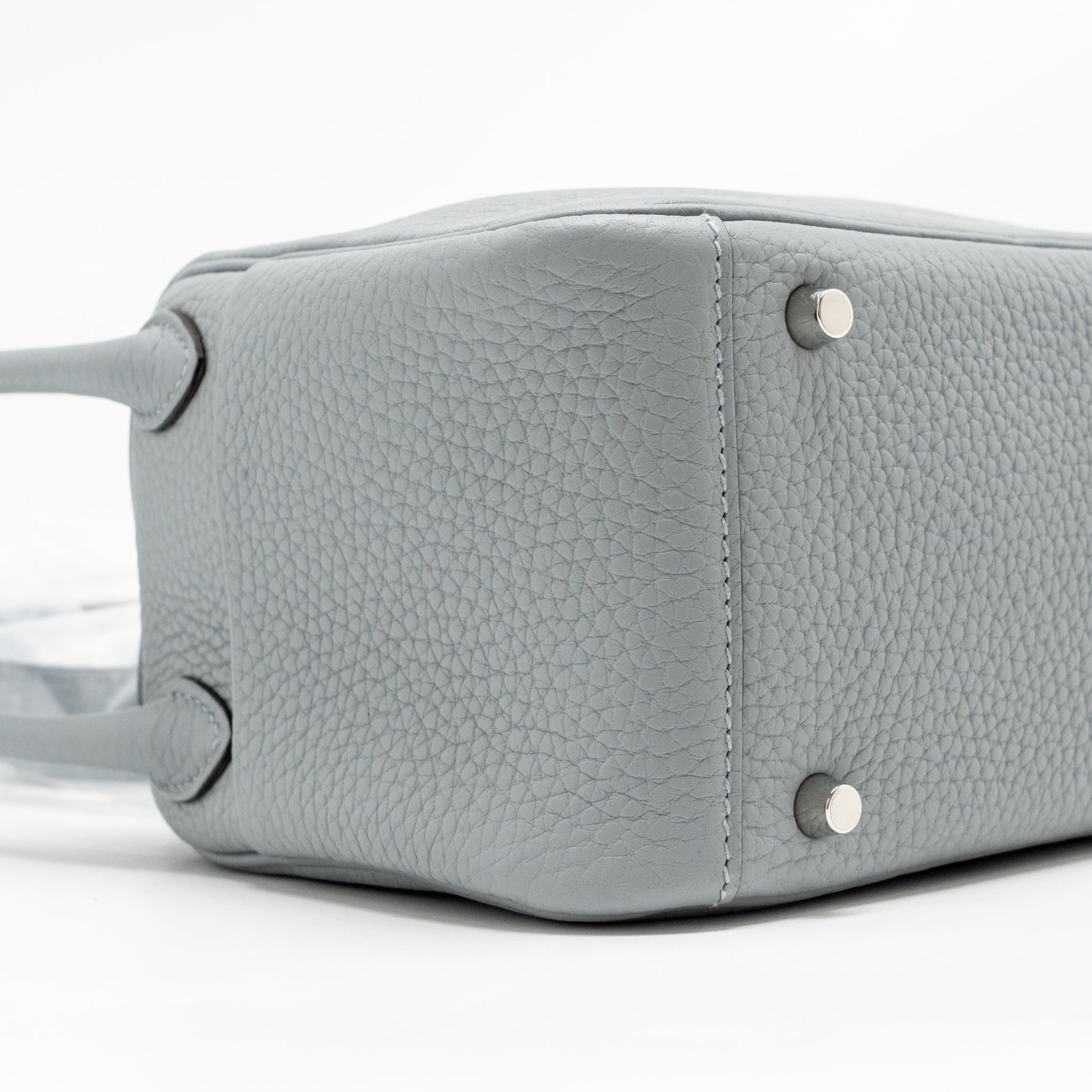 HERMES MINI LINDY II CLEMENCE GRIS PANTIN SHW