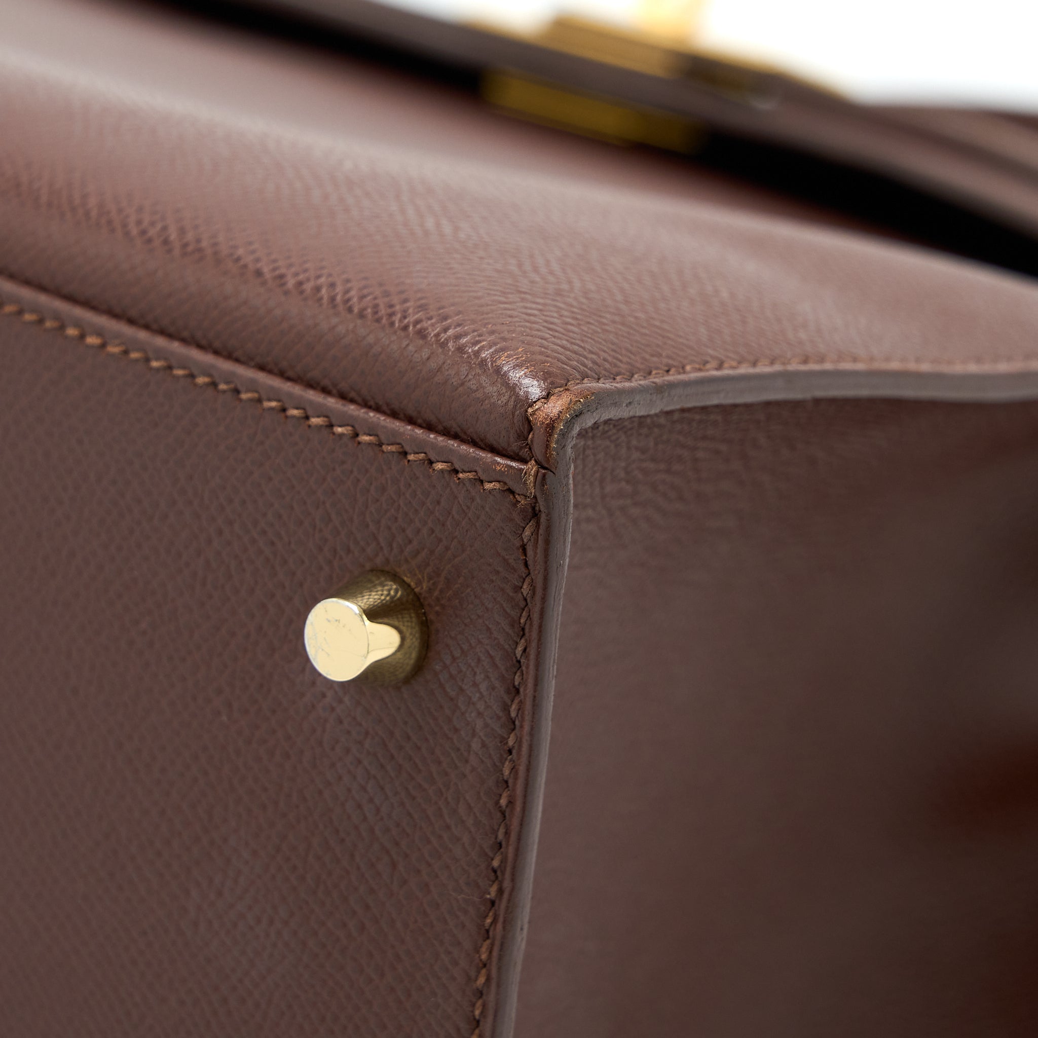 HERMES KELLY 40 EPSOM CHOCOLATE GHW