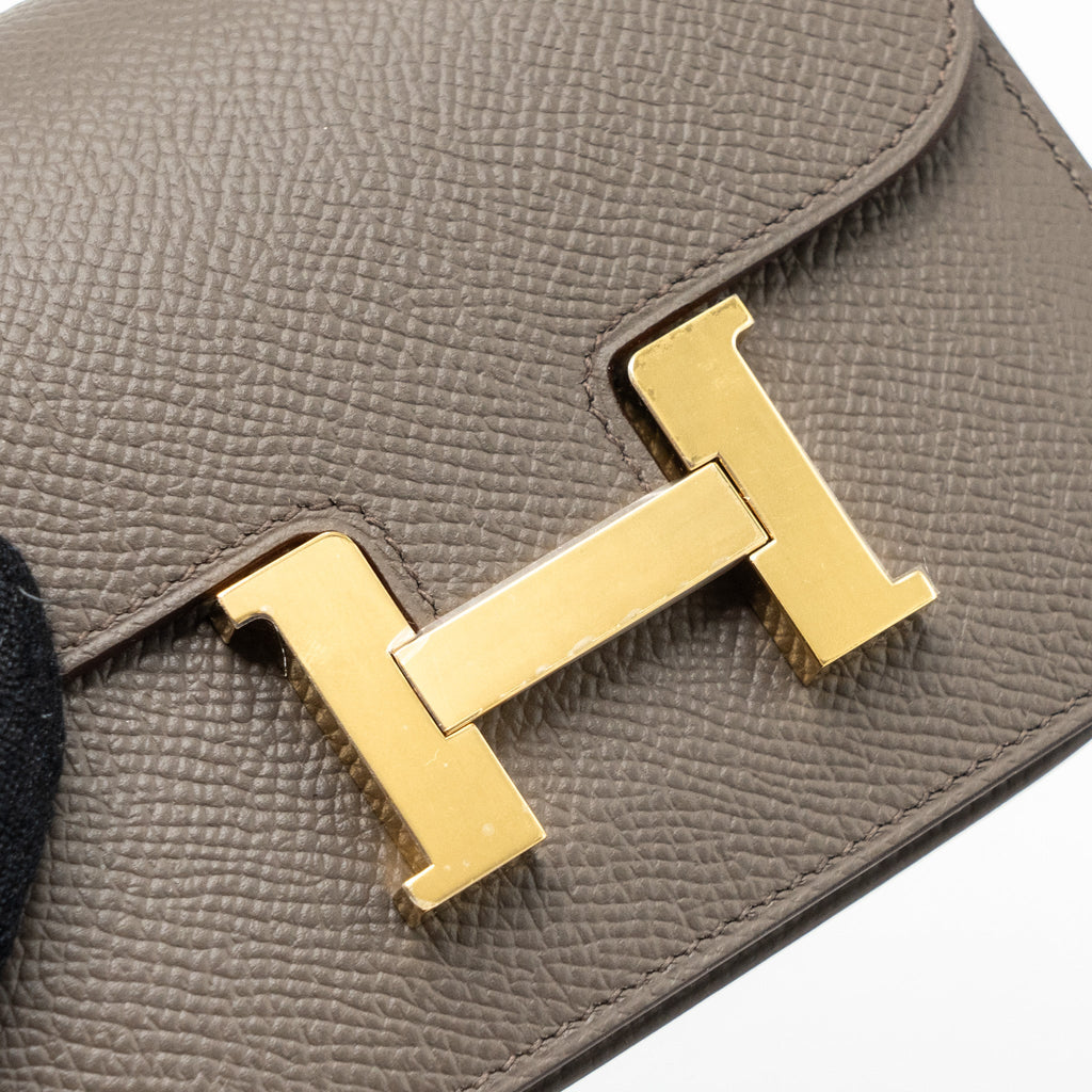 HERMES CONSTANCE SLIM EPSOM GRIS ETAIN GHW