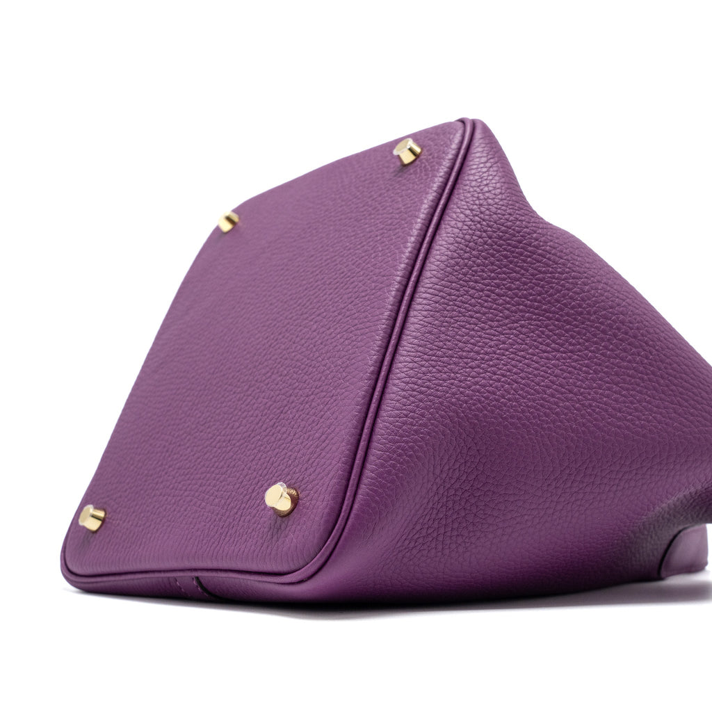 HERMES PICOTIN 22 LOCK BAG CLEMENCE P9 ANEMONE GHW