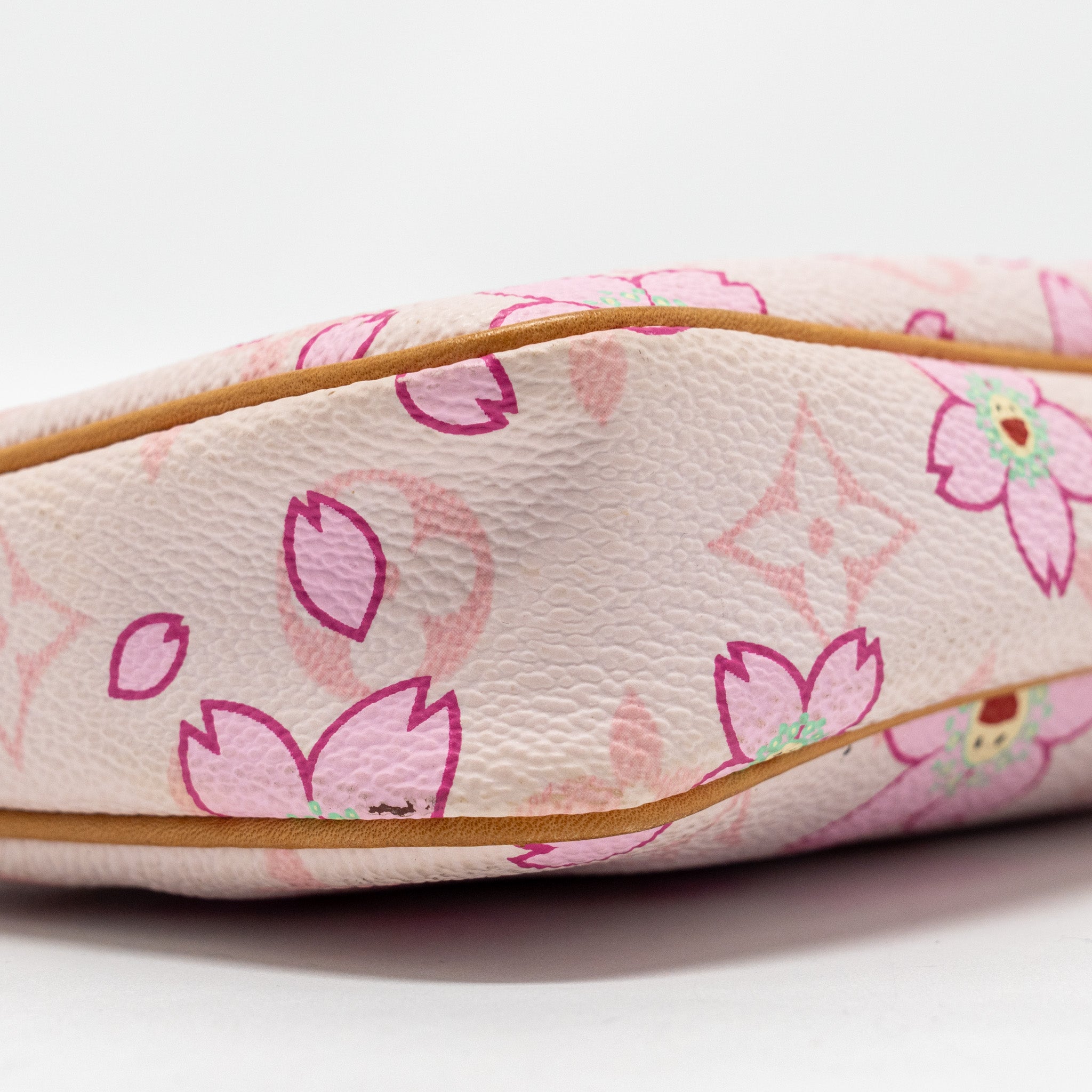 LOUIS VUITTON POCHETTE ACCESSORIES MURAKAMI CHERRY BLOSSOM PINK GHW