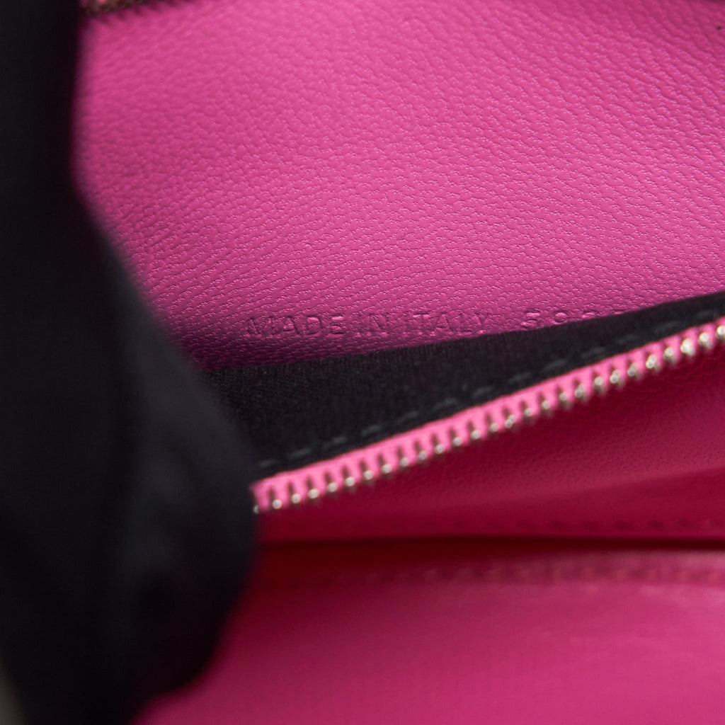 BALENCIAGA HOURGLASS CROC EMBOSSED PINK SHW
