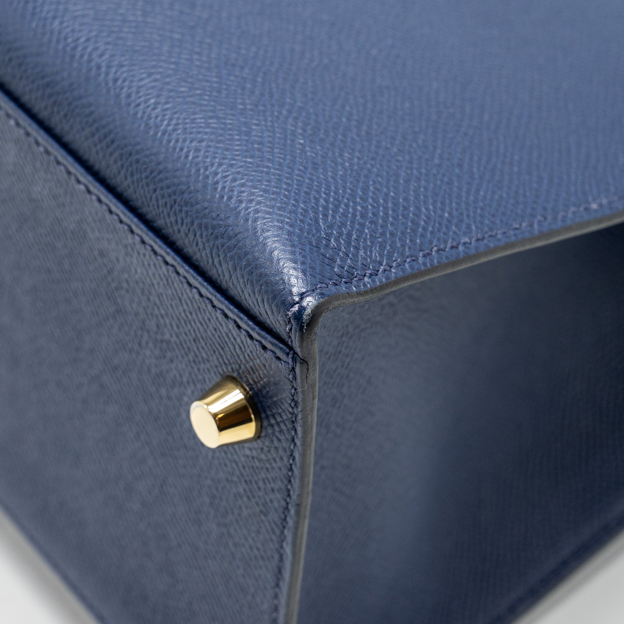 HERMES KELLY 32 EPSOM BLUE SAPPHIRE GHW