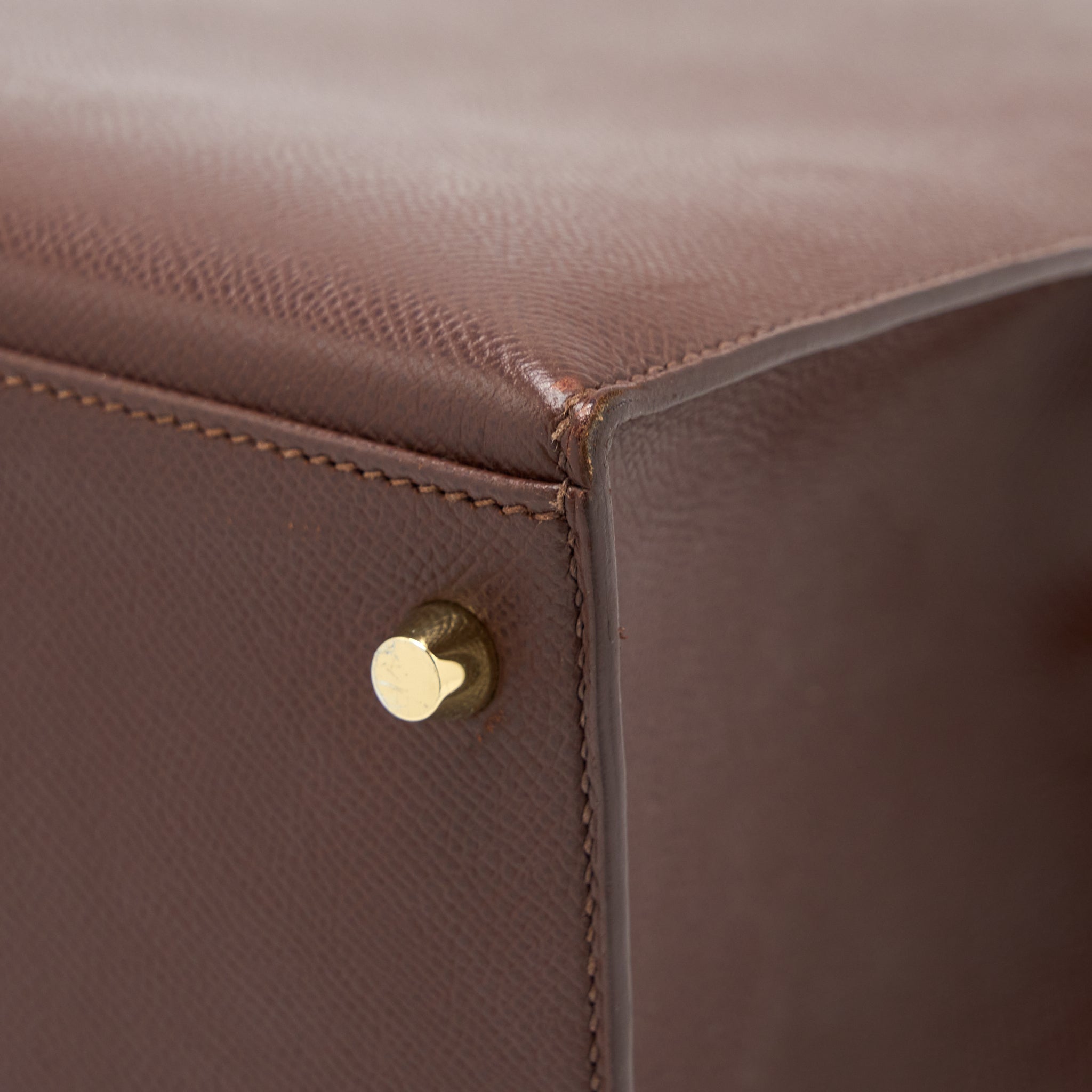 HERMES KELLY 40 EPSOM CHOCOLATE GHW