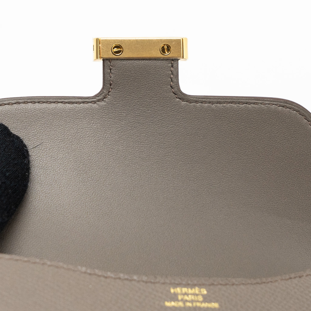 HERMES CONSTANCE SLIM EPSOM GRIS ETAIN GHW