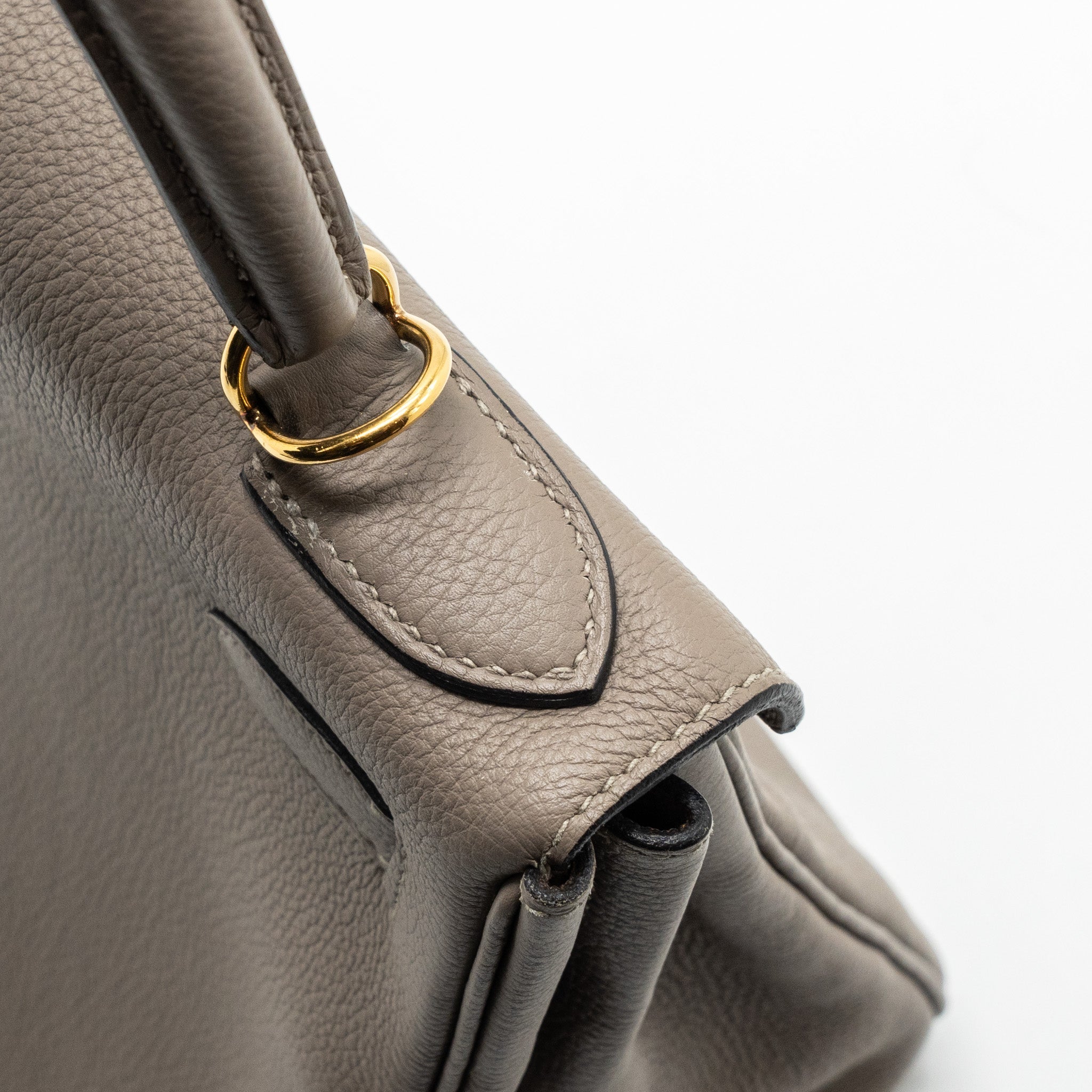 HERMES KELLY 28 TOGO GRIS ASPHALT GHW