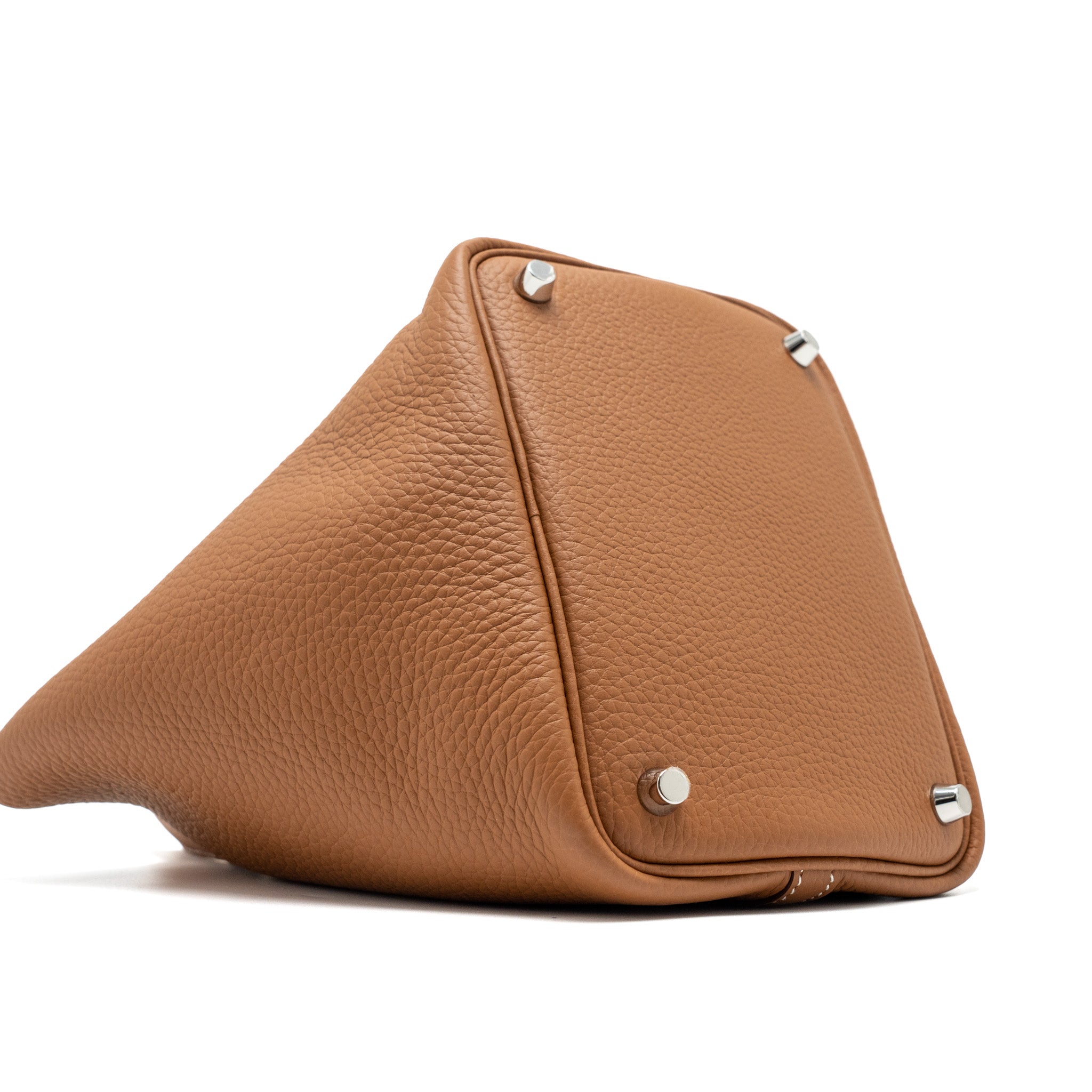 HERMES PICOTIN 18 LOCK BAG CLEMENCE GOLD/NATA SHW