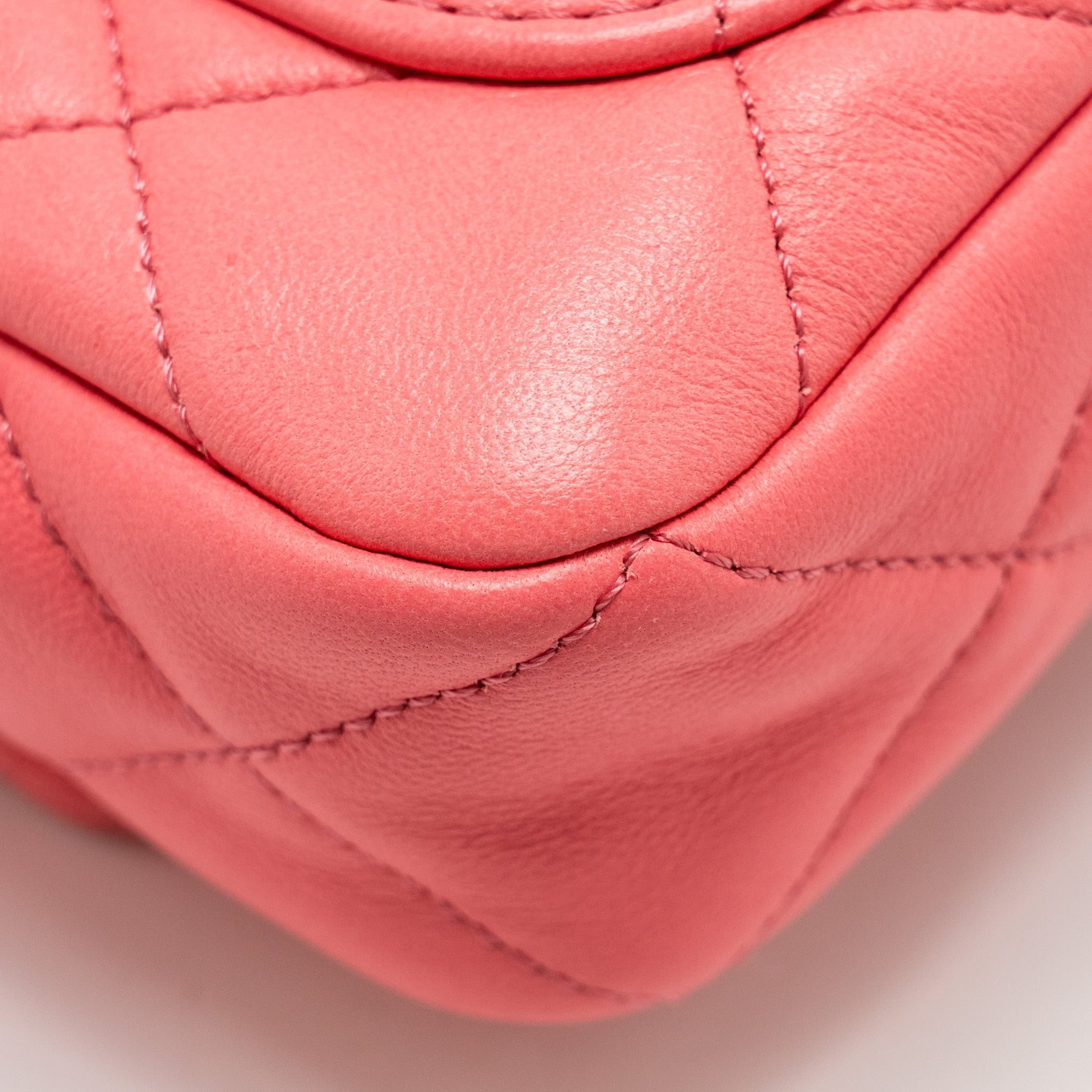 CHANEL MINI FUNKY TOWN FLAP BAG LAMBSKIN PINK GHW (MICROCHIP)