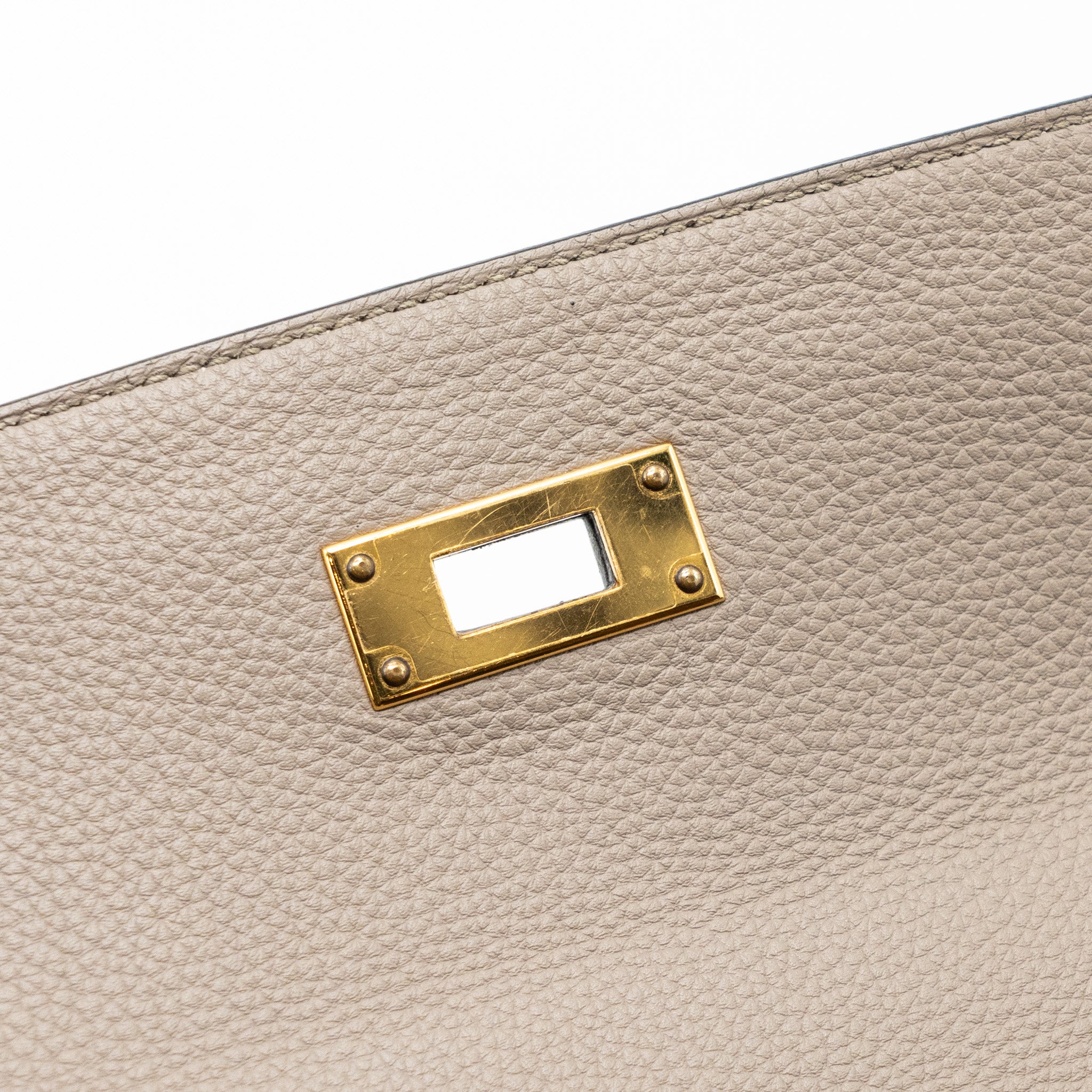 HERMES KELLY 28 TOGO GRIS ASPHALT GHW