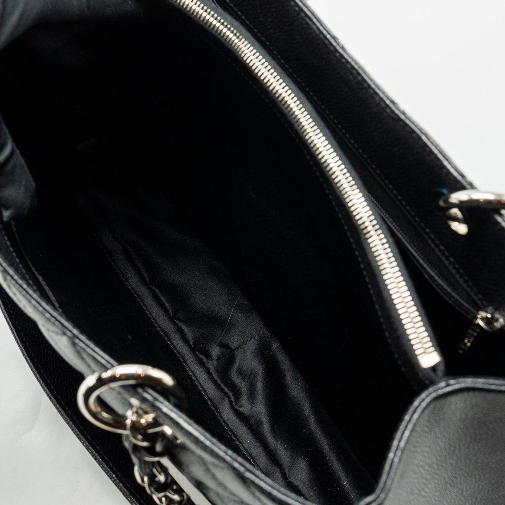 CHANEL GRAND SHOPPING TOTE CAVIAR BLACK SHW