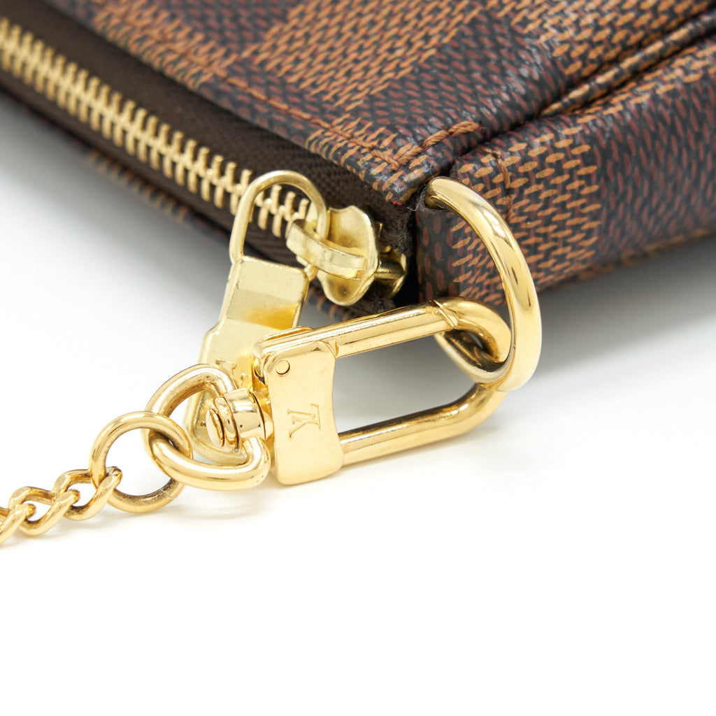 LOUIS VUITTON MINI POCHETTE DAMIER EBENE GHW