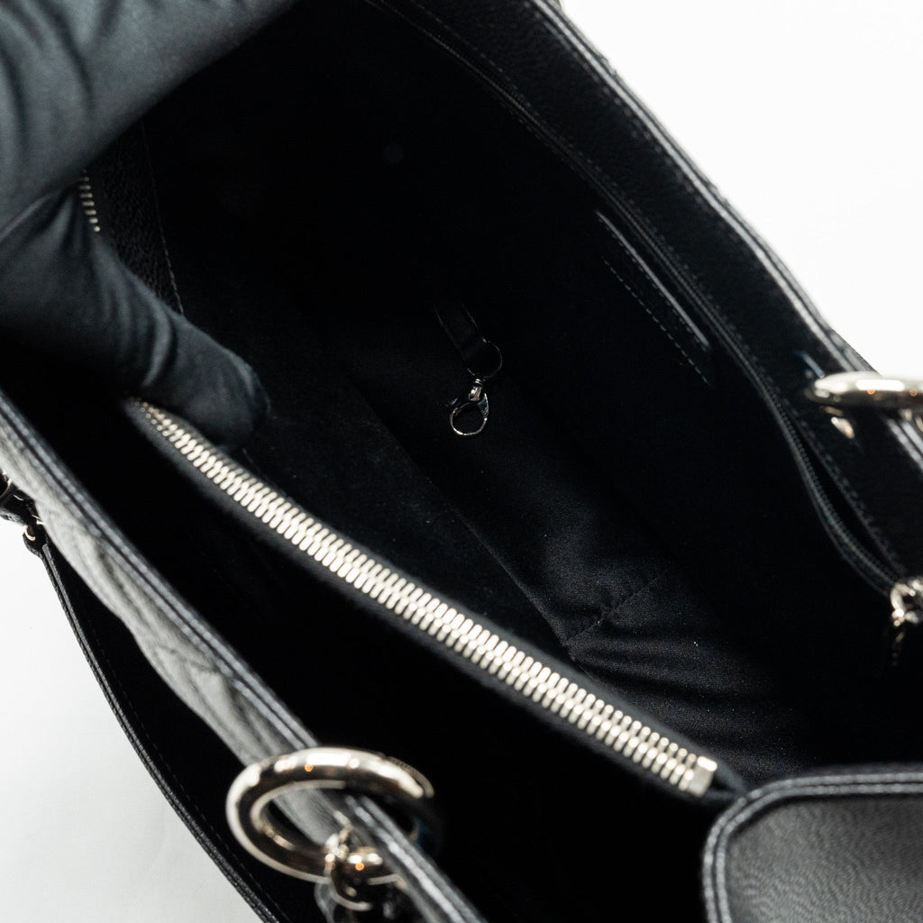 CHANEL GRAND SHOPPING TOTE CAVIAR BLACK SHW
