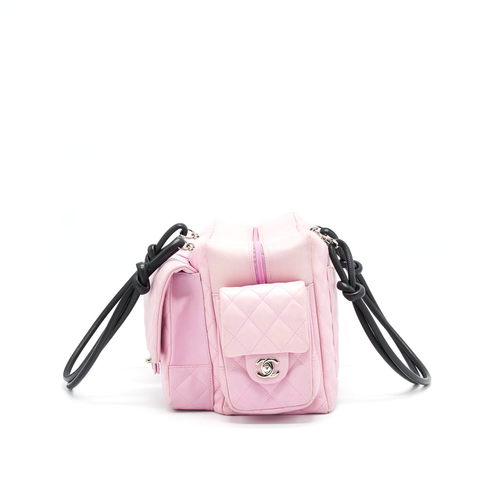 CHANEL CAMBON ALIGNED LARGE REPORTER BAG IN PINK