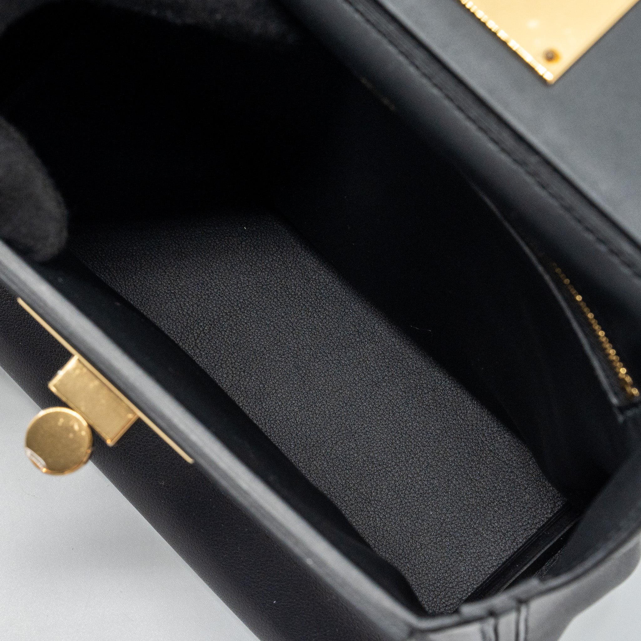 HERMES MINI 24/24 2424-21 BAG VOLUPTO BLACK GHW