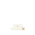 CHANEL PEARL CRUSH MINI FLAP BELT BAG WHITE LAMBSKIN GHW