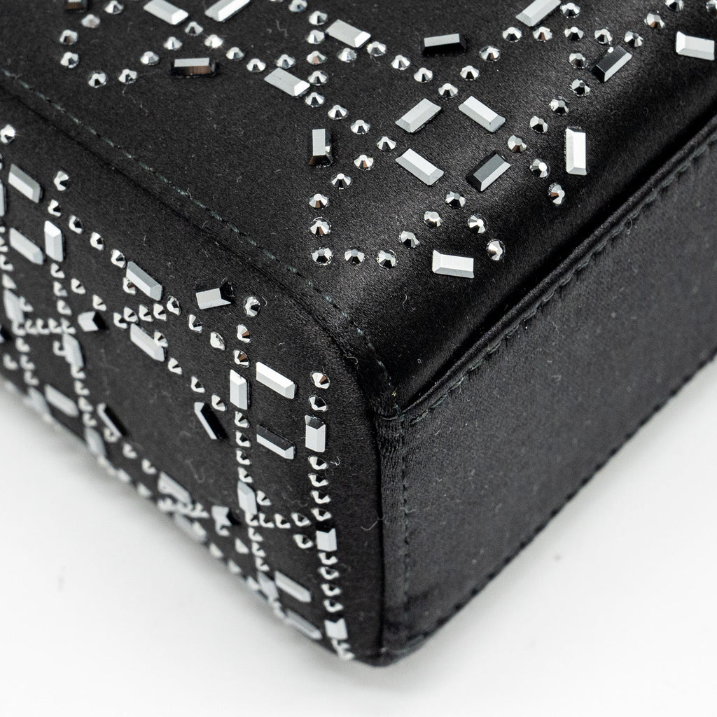 DIOR MINI LADY DIOR STAIN CRYSTAL BLACK SHW