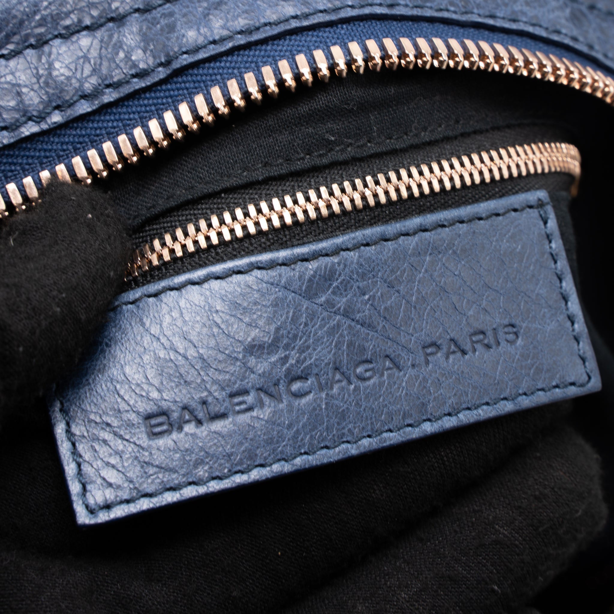 BALENCIAGA GIANT CITY BAG DARK BLUE RGHW