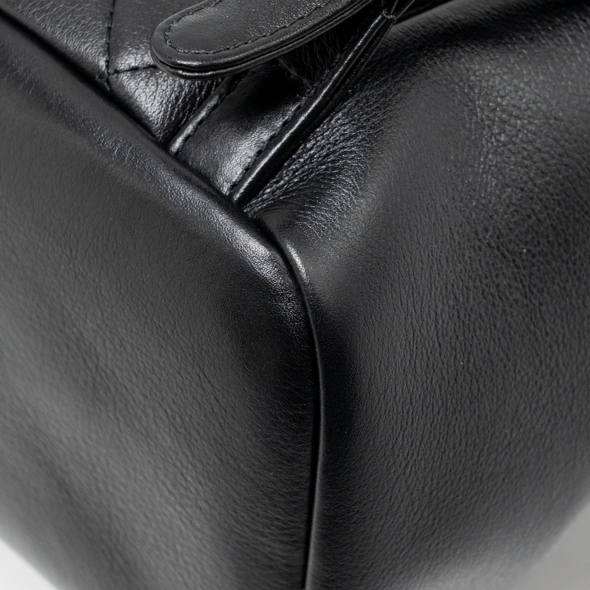 CHANEL MINI DUMA BACKPACK CALFSKIN BLACK LGHW (MICROCHIP)