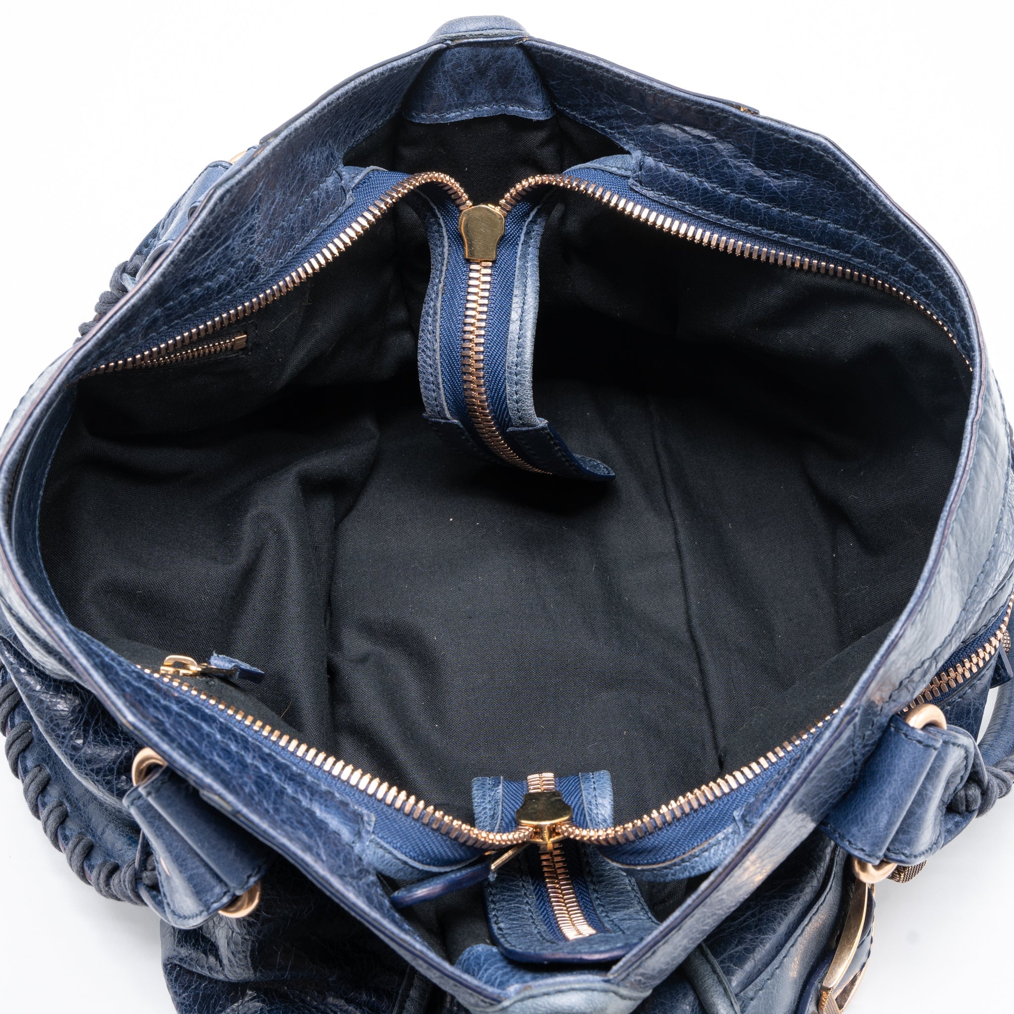 BALENCIAGA GIANT CITY BAG DARK BLUE RGHW