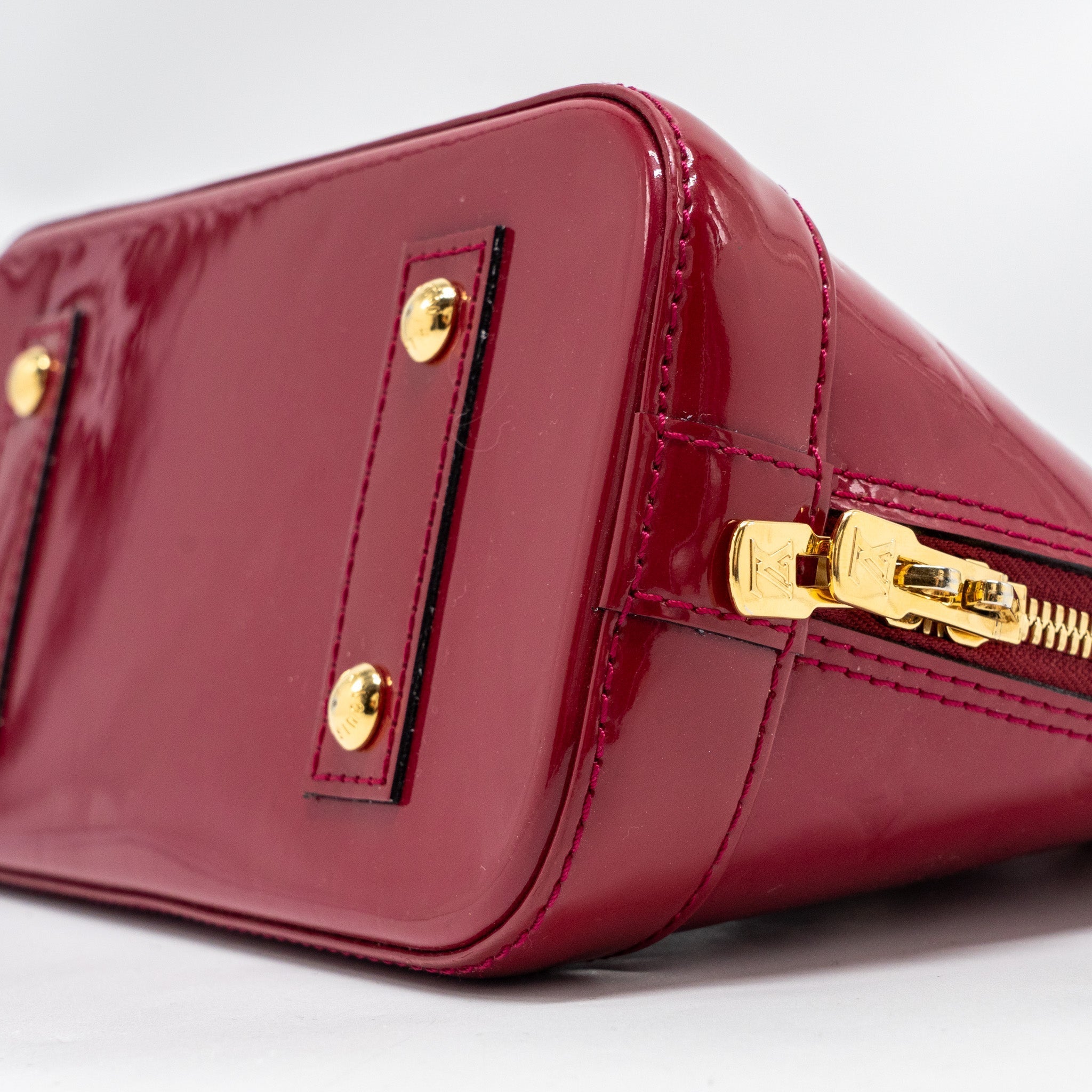 LOUIS VUITTON ALMA BB PATENT INDIAN ROSE GHW